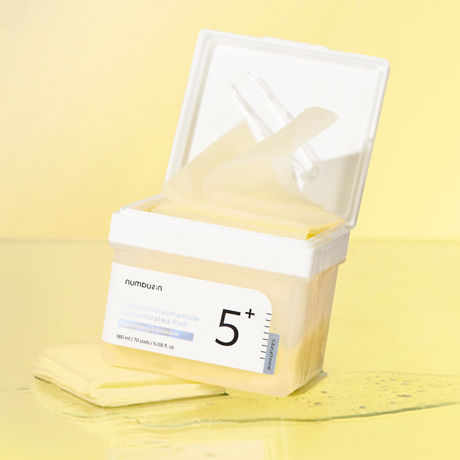 numbuzin No.5+ Vitamin-Niacinamide Concentrated pad ( 70 pads/6.08 fl.o z )